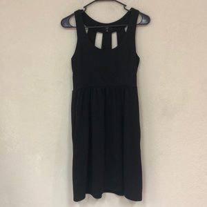 Black Sleeveless Mini Dress